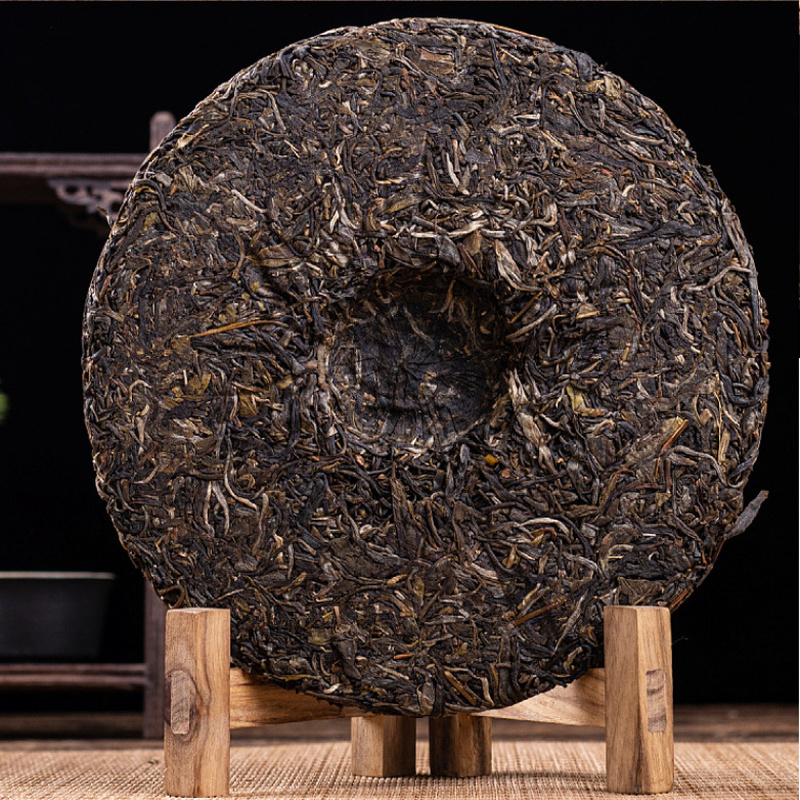 Thé de printemps Bulang grand arbre thé pu-erh cru gâteau thé Pu-erh  357g