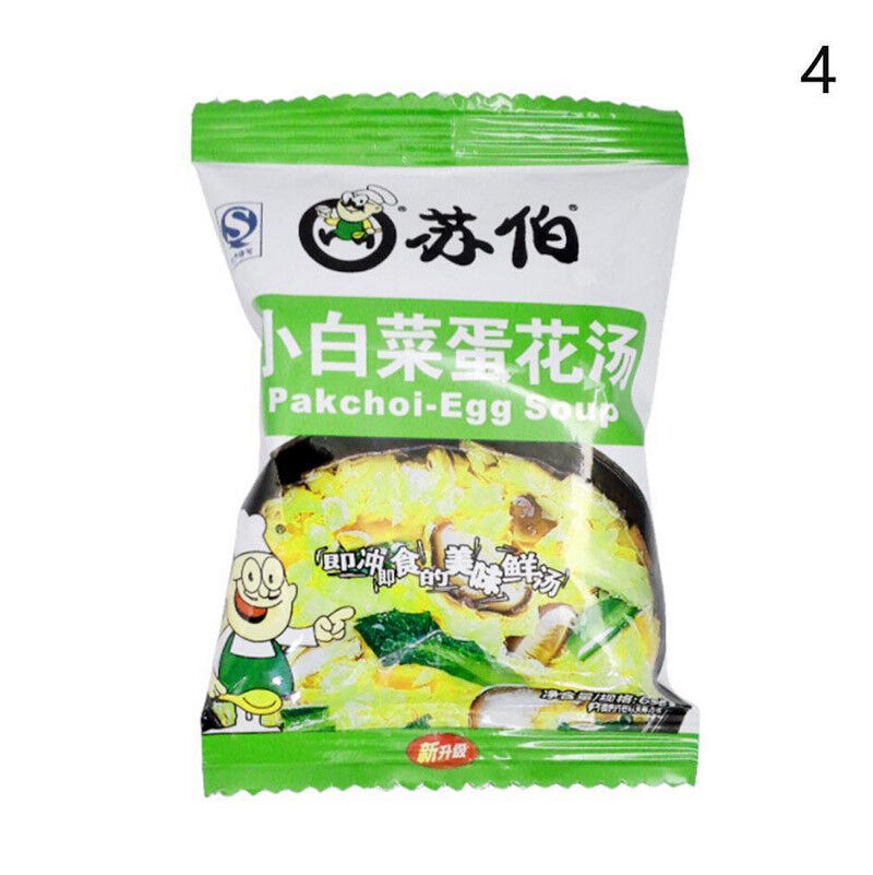 Instant Vegetable Egg Soup Fast Food Different Tastes New Delicious Health Food