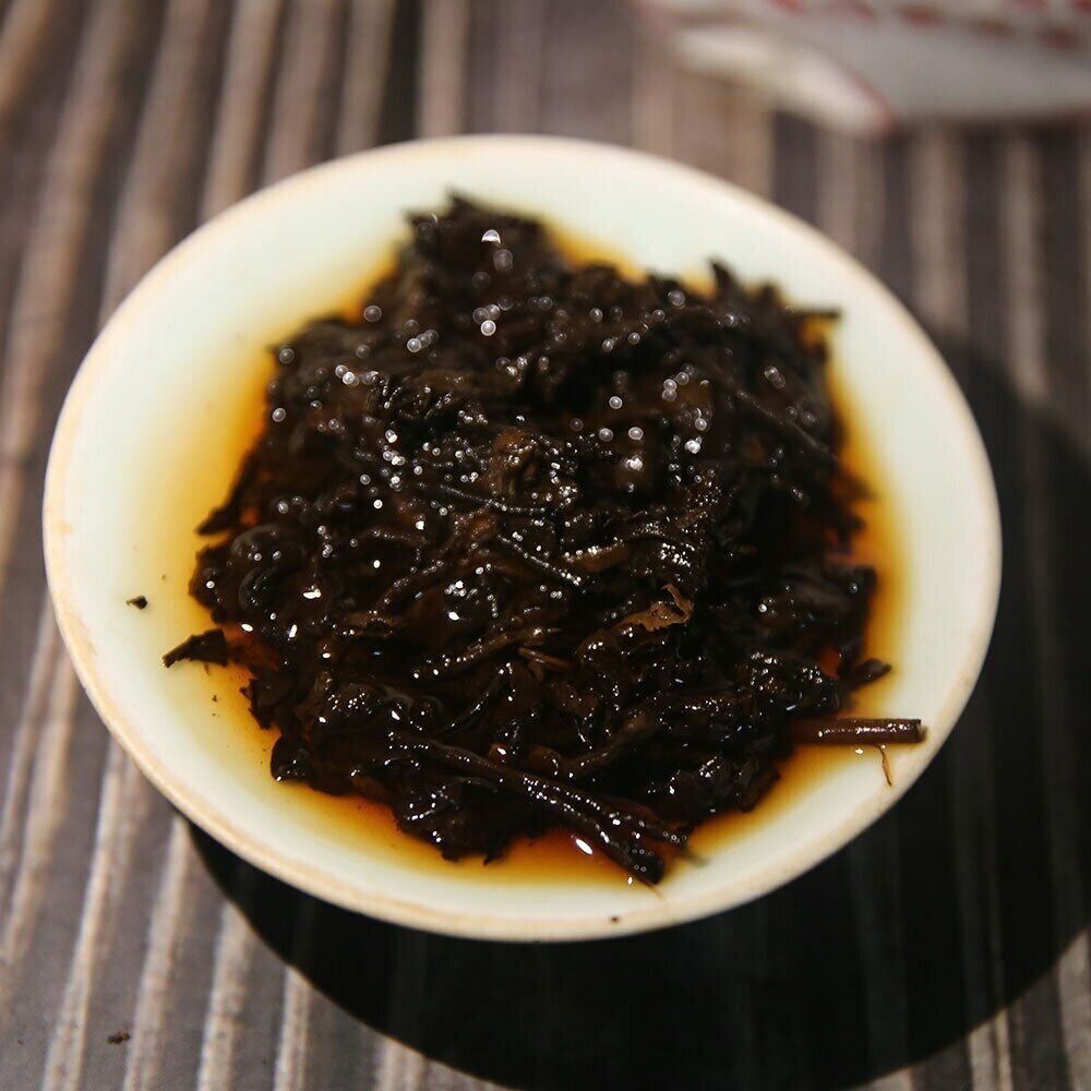 HelloYoung Menghai Centennial Ancient Tea Shu Puerh Tea Mini Pu-erh Cake Puer Tea 145g