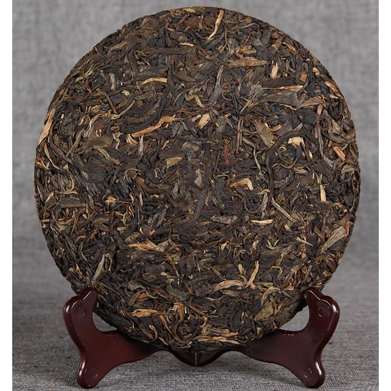 HelloYoung Yunnan Treasures Aged Pu'er Tea Nannuo Mountain Arbor Qi Zi Puer Tea 357g Secondary image