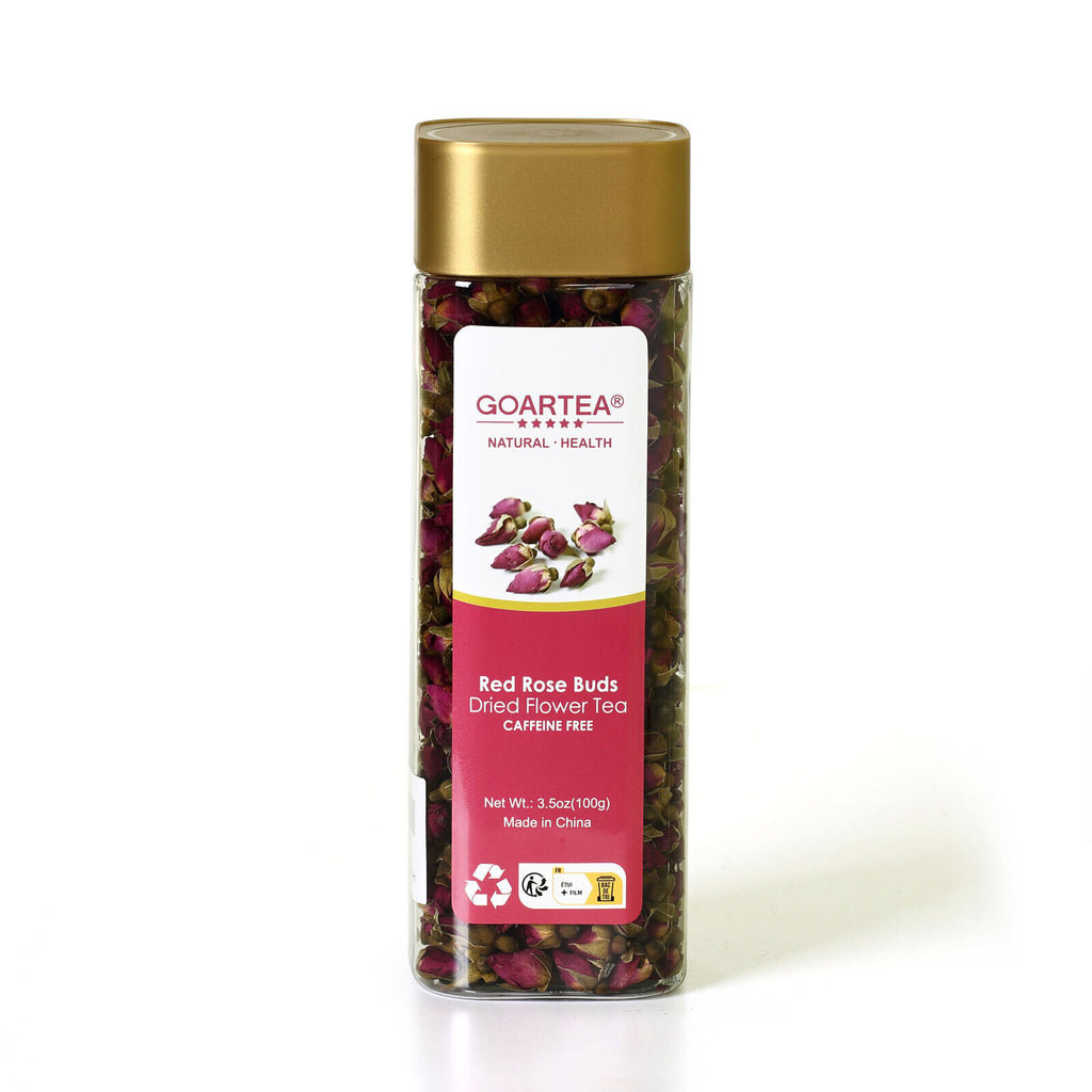 HelloYoung HELLOYOUNG 100g Red Rose Bud Dried Edible Petal Flower Chinese Herbal Tea