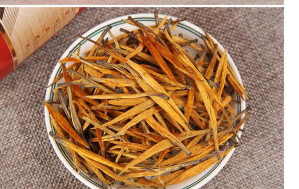 HelloYoung TeaSupreme Yunnan Gold Needle Dian Hong Golden Tip Dianhong Black Tea 250g