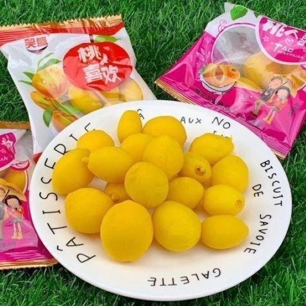 Cold Fruit Snacks 30g x 5 Bags Sweet and Sour 锁喉桃 Lock Throat Peach Classic Secondary image