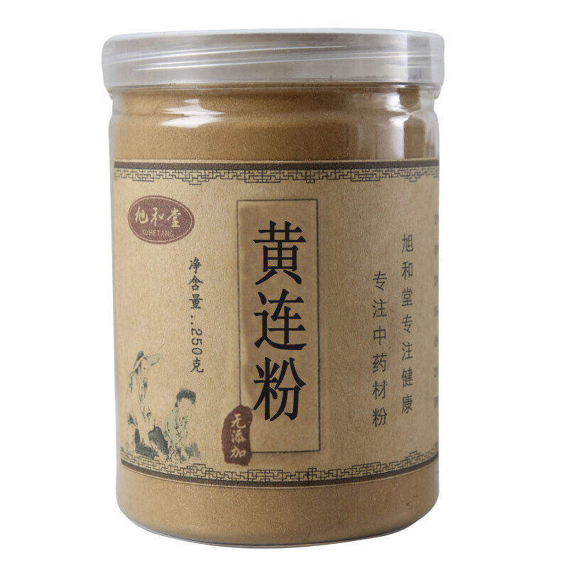 100% Pure Rhizoma Coptidis Goldthread Powder 250g Huang Lian Powder Chinese Herb Main image
