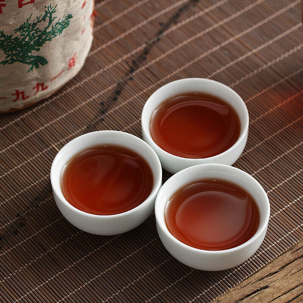 HelloYoung Yunnan Puerh Tea Zhang Xiang Ancient Tree Puer Loose Ripe Basket Pack 300g