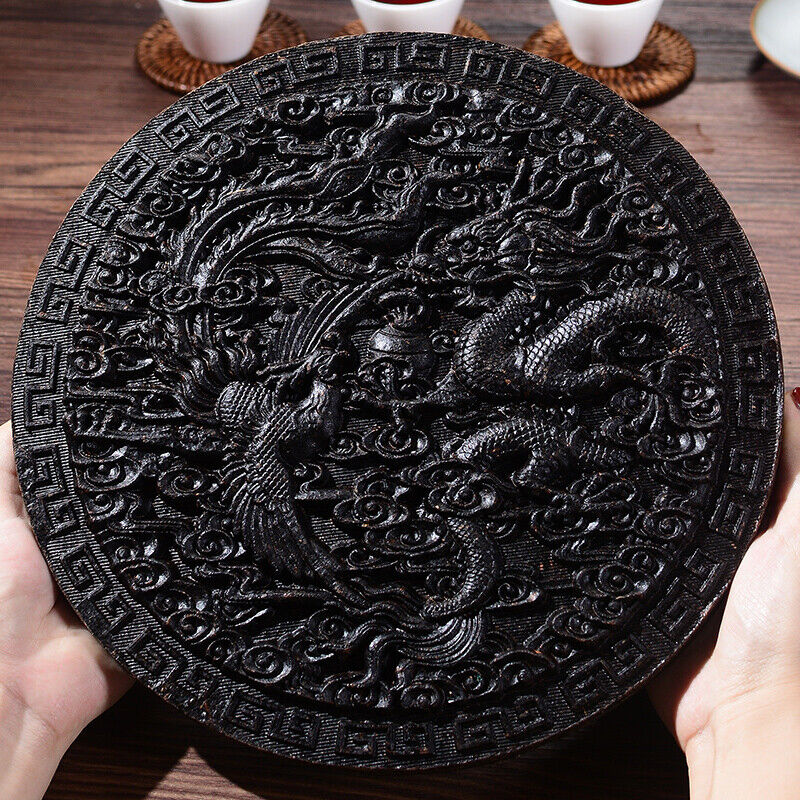 Aged Wuyi Mountains Dragon Phenix Big Red Robe Tea Da Hong Pao Black Tea Cake