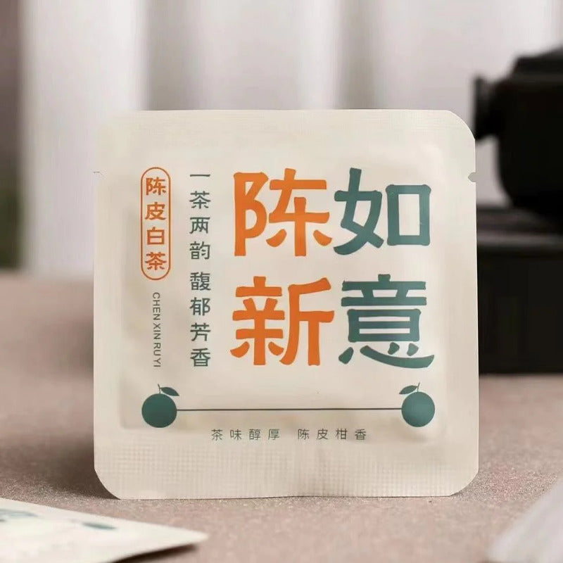 30Pcs Mini Tangerine Peel White Tea Brick Organic White Tea One Piece One Cup Main image