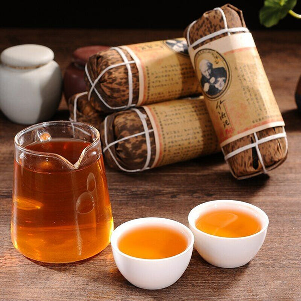 HelloYoung TeaTian Jian Anhua Dark Tea Royal Hunan Anhua Black Tea 200g Chinese Slimming Tea