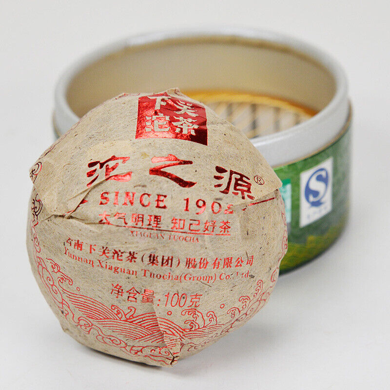 HelloYoung TUO ZHI YUAN * Yunnan XiaGuan TuoCha Puerh Tea Raw Pu'er 100g with Box