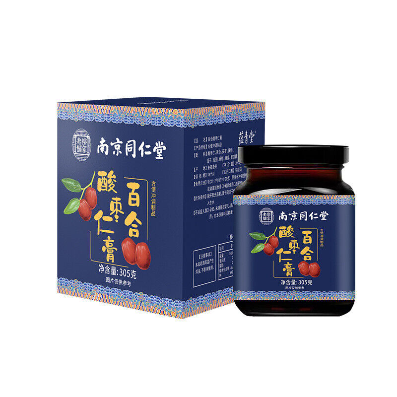 同仁堂酸枣仁膏即食滋补膏滋伏湿膏300g TongRenTang Sour Jujube Kernel Paste
