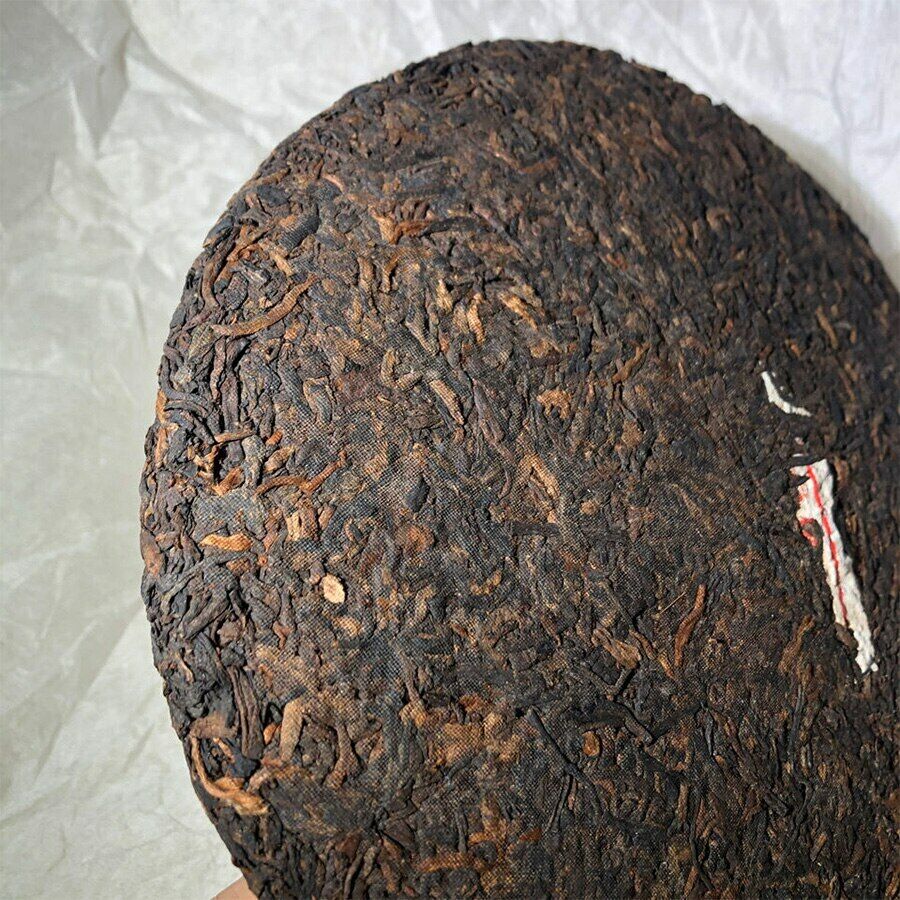 HelloYoung Gao Shan Qiao Mu Shu Puer Yunnan Seven-seed Cake Tea Ripe Puer Tea 357g