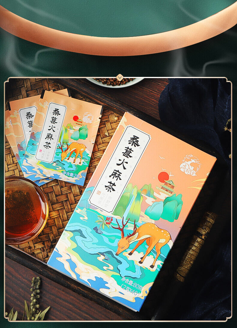 HelloYoung kudzu root mulberry leaf corn beard Natural Sangshen Huomaren Tea Cassia seed