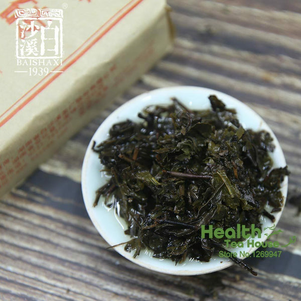 HelloYoung Anhua Baishaxi /17/18/19 yr Dark Tea Golden Flower Dark Tea Fu Brick 300g