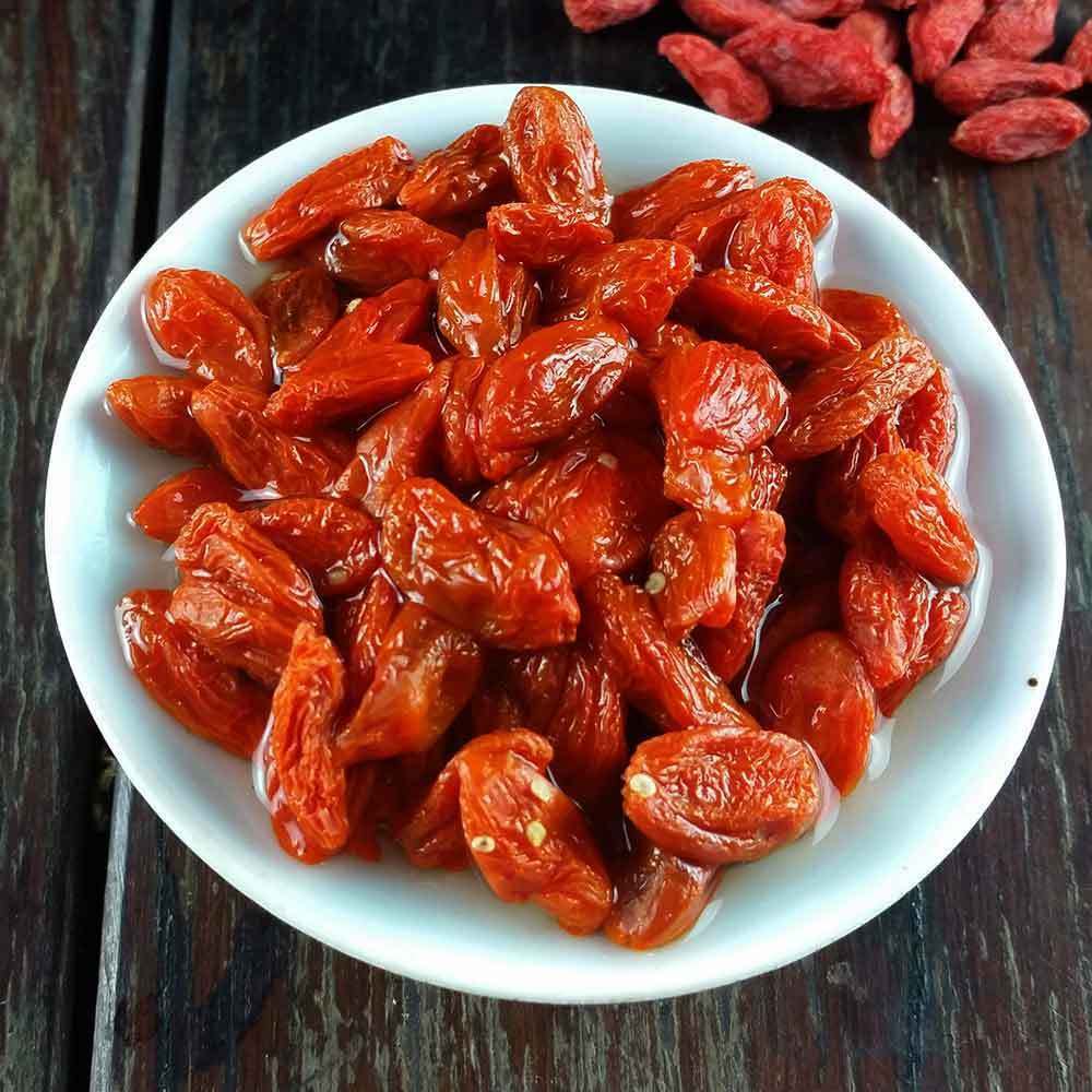 HelloYoung Bulk Wolfberry Gouqi Berry Herbal Tea New Dried Goji Berries Herbal, 250g /500g Secondary image