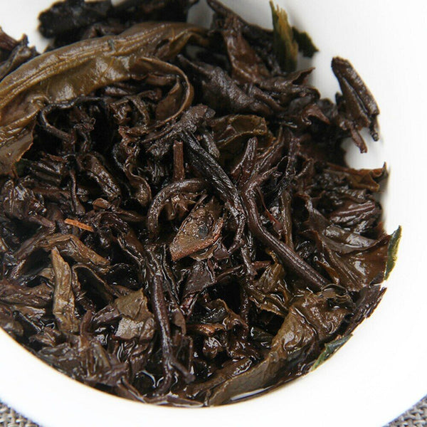 HelloYoung Menghai Glutinous Rice Fragrant Ripe Puer Tea Qi Zi Bing Shu Puerh Tea 357g
