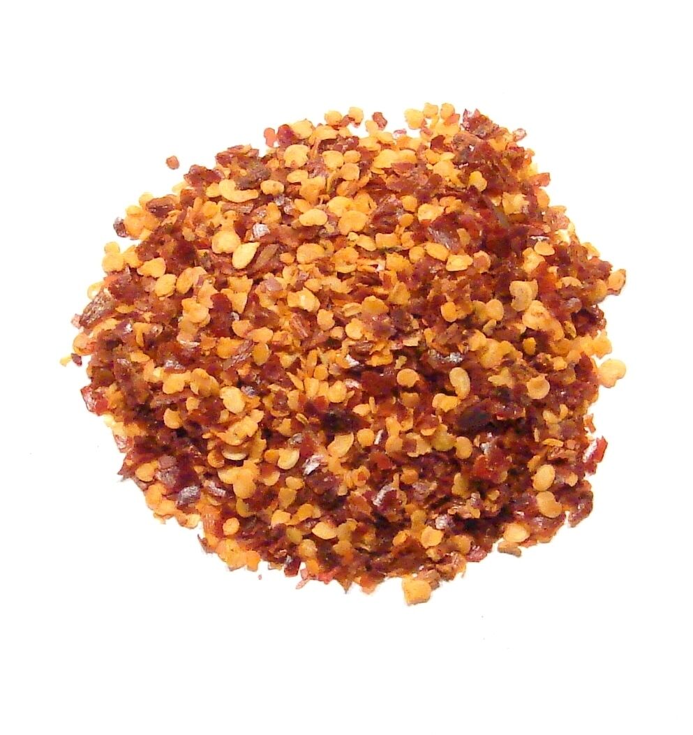 Red Pepper Crushed Flakes - 2 Pounds - Restaurant Style 40K Heat Units