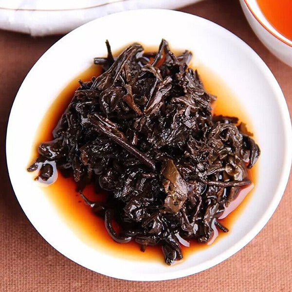 HelloYoung Hu Po Chun Amber * Haiwan Old Comerade Puer Tea Cake Ripe Pu-erh Shu 357g