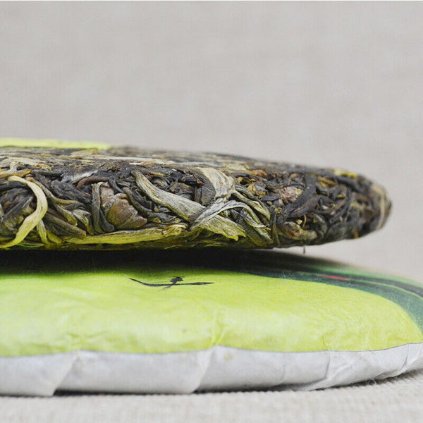 HelloYoung LaoTongZhi Haiwan Spring Raw Puerh Chun Lu Sheng Puer Tea 400g