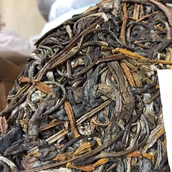 Ding Chun Yuan Wild Jingmai Pangxie Jiao Feet of Crab Pu-erh Tea  357g Raw