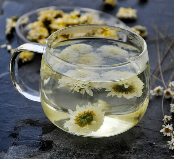 HelloYoung Organic Premium Huang Shan Tribute White Chrysanthemum Tea Dried Flower Tea 250g