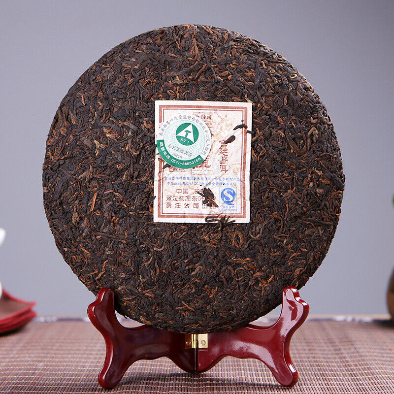 2007 MENGKU Gong Ting Pu-erh Tea Cake Palace Pu'er Ripe Puer Tea 400g Cooked