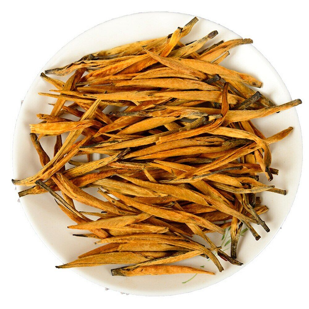 HelloYoung Yunnan Fengqing Big Golden Needle Tea Big Single Bud Black Chinese Tea 100g Main image