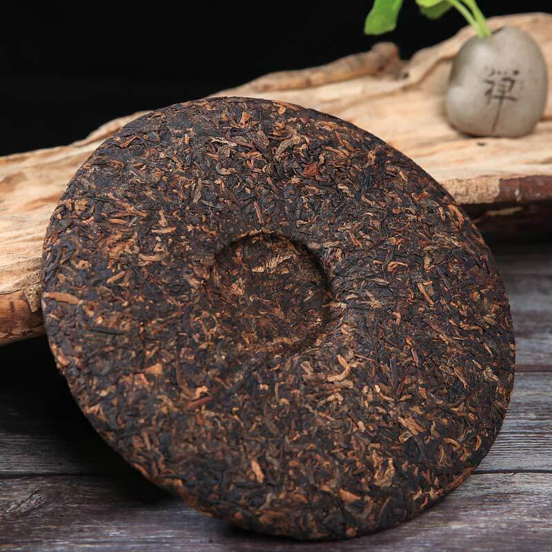 HelloYoung Dr. Pu'er Tea Royal Golden Needle Jin Zhen Gong Ting Ripe Pu-erh Tea Cake 357g