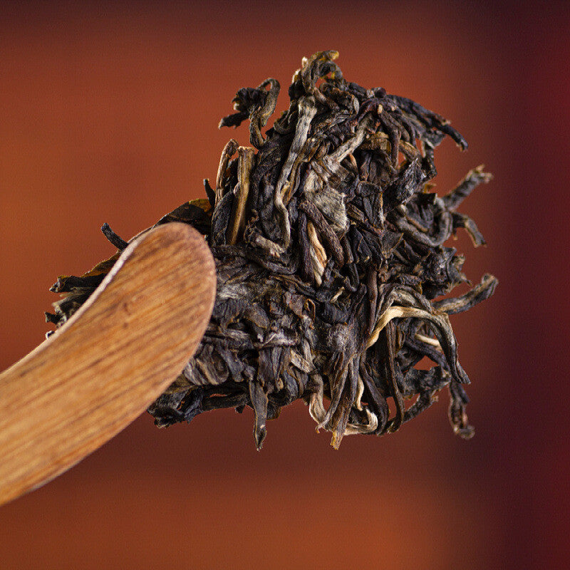 Yiwu Raw Puerh Tea Cake Tianmen Mountain Aobor Pu-erh Shengcha Pu'er Tea 357g