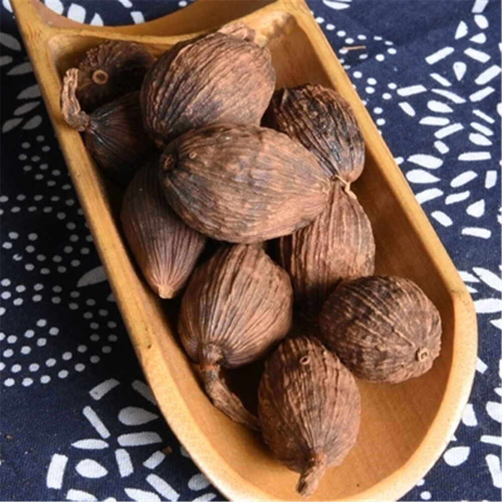 HelloYoung Sha Ren Chinese Herb Natural Dried Amomum Costatum Black Cardamom Tsaoko 250g 草果 Main image