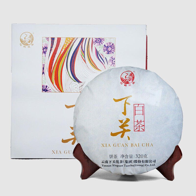 HelloYoung Jinggu Moonlight Pu'er Tea Box XIA GUAN BAI CHA Dali White Tea Cake 320g