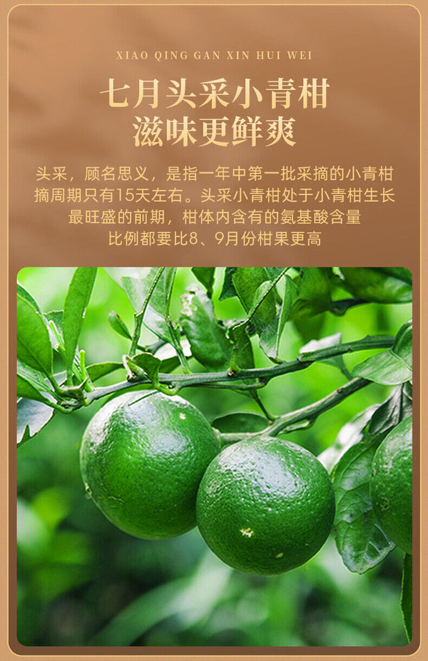 HelloYoung EFUTON Brand Chenpi Orange Pu'er Yunnan Pu-erh Tea Stuffed Tangerine Ripe 230g