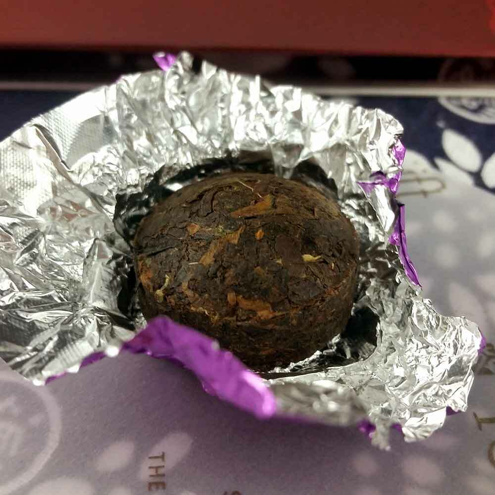 HelloYoung /Jasmine Mini Tuocha Ripe Puer, Delicate Box Pack Shu Puerh Tea 75g