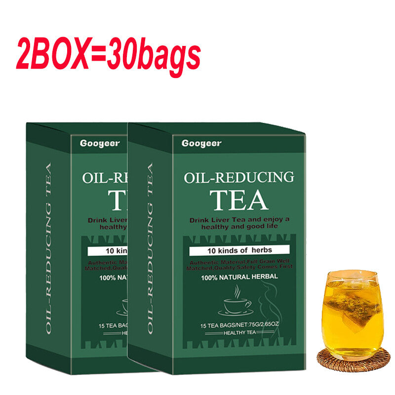 Oil Cleansing Tea for Liver Oil-Reducing Tea-10 Herbal with Excellent Formula