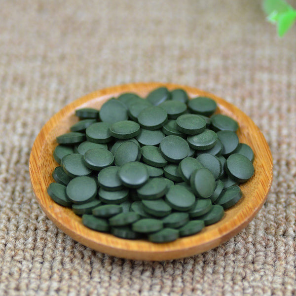 HelloYoung Spirulina Tablet Tea Veg Pill Rich Vitamin Cold Pressed Anti Fatigue Weight Loss
