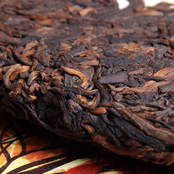 HelloYoung Hu Po Chun Amber * Haiwan Old Comerade Puer Tea Cake Ripe Pu-erh Shu 357g