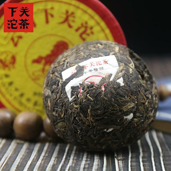 HelloYoung Xiaguan Yunnan Tuocha Tea "Year of Horse" Premium Raw Pu Erh Tuo Cha 100g