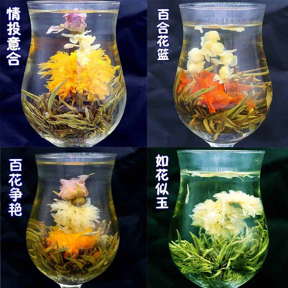 HelloYoung 16 kinds of flower Handmade Blooming Flower Tea Herbal Crafts Flowers tea 130g