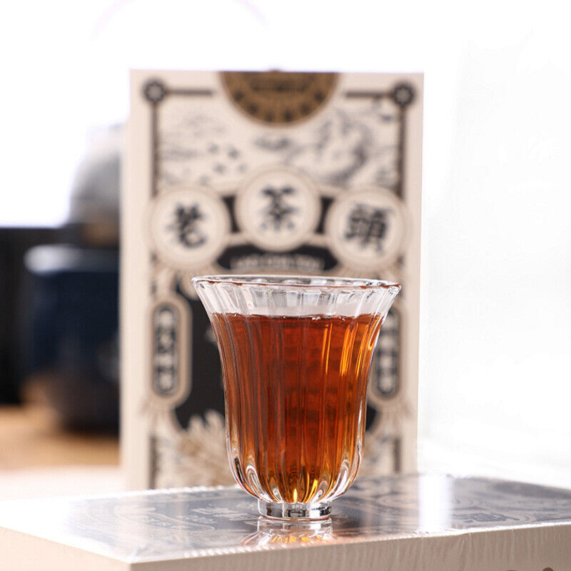 HelloYoung LAO CHA TOU * Haiwan Old Comrade Five-year Old Tea Head Puer Ripe Tea 200g