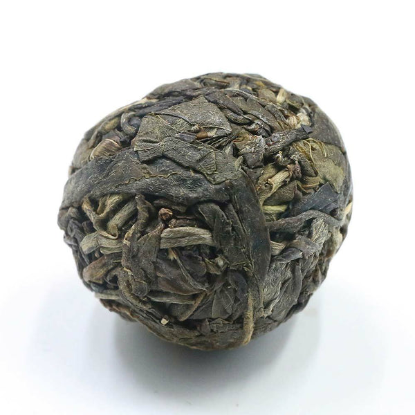HelloYoung Chinese Sheng Puer Tea Yi Wu Big Tree Dragon Pearl Mini Raw Puer Tuocha 50g