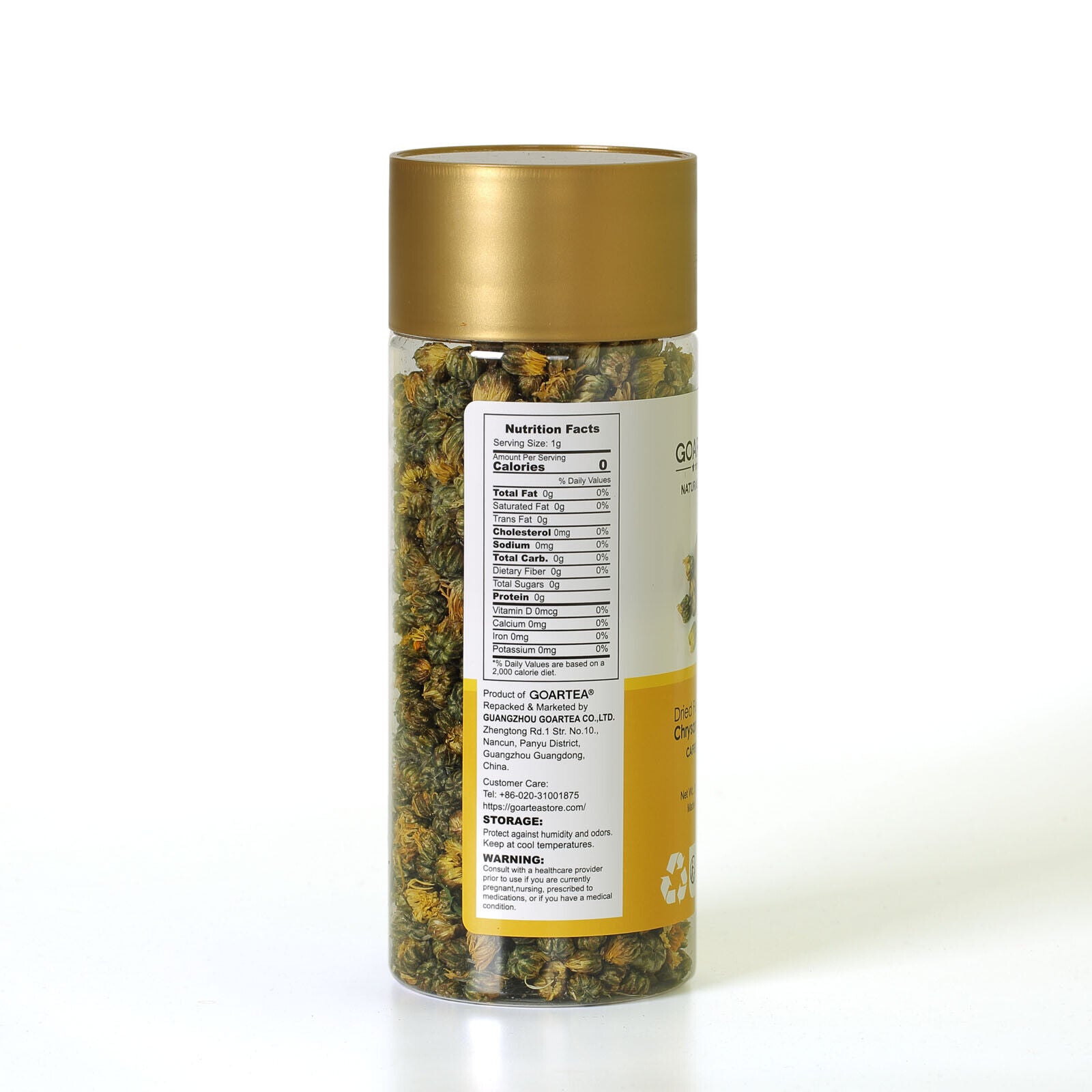 HelloYoung HELLOYOUNG 100g Premium Fetal Chrysanthemum Flower Tea Buds Dried Herbal Bottled