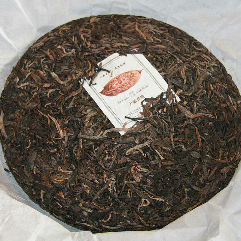 2014 Mengku Rongshi Big Leaf Green Puerh Tea "Da Ye Qing Bing" Raw Puer Tea 500g Secondary image