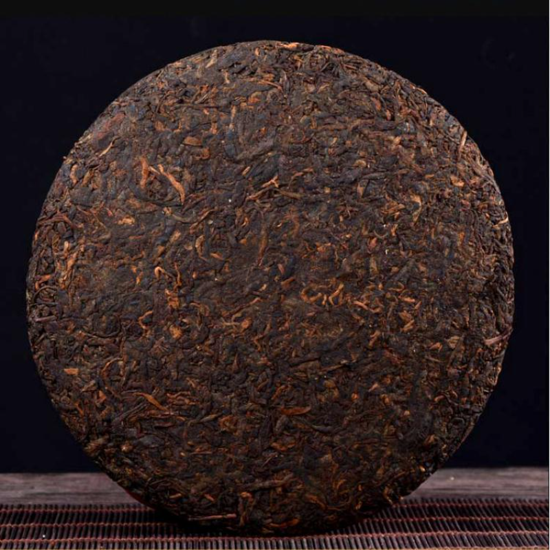 357g Yunnan Cooked Pu-erh Tea Laomane Puerh Ripe Tea Cake Organic Pu'er Cake Tea