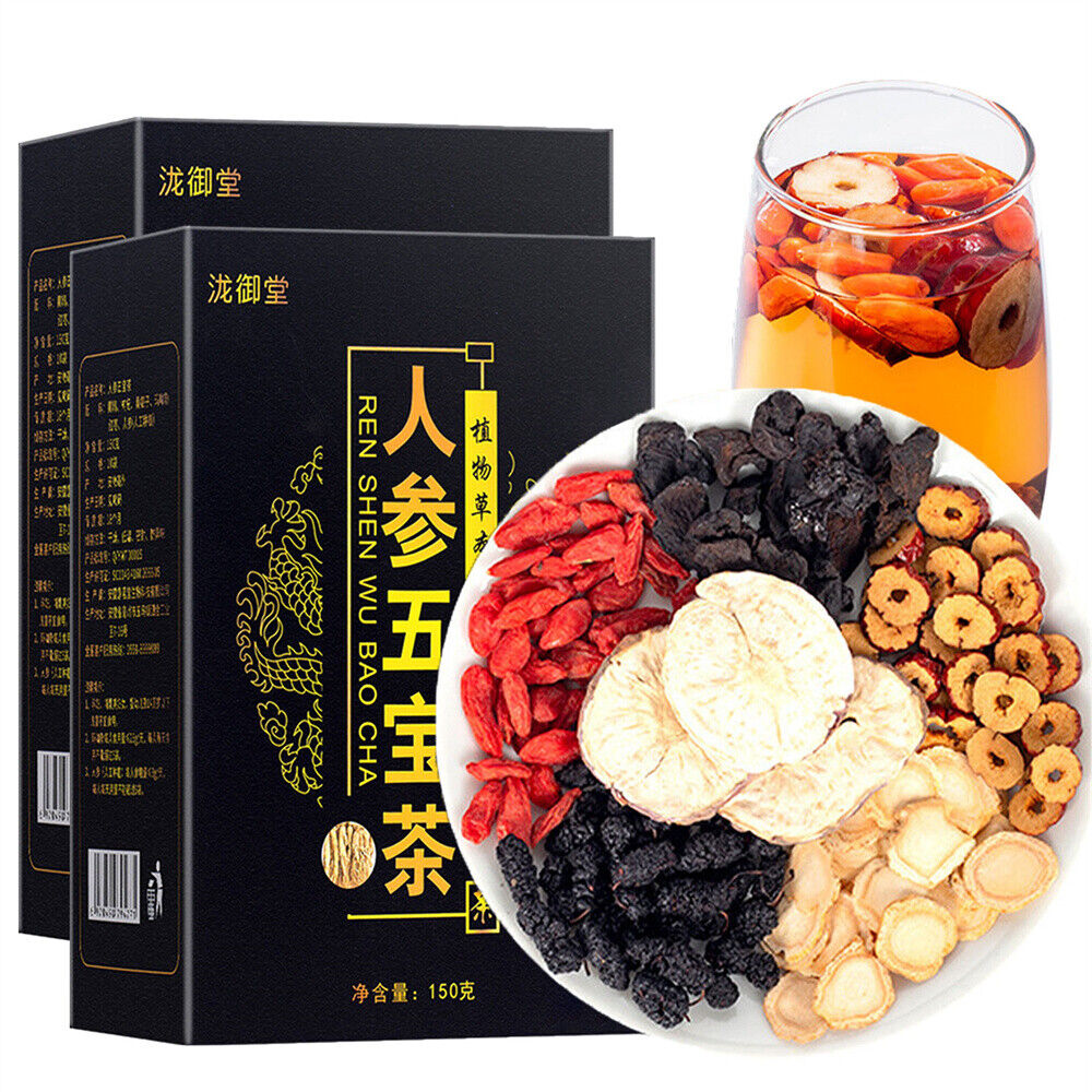 Ginseng Six Treasure Kidney Tea - Herbal Formula for Kidney Health 100% Natural