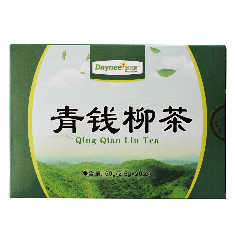 HelloYoung Herbal Tea Qing Qian Liu Cha Sachets Chinese Ecology Cyclocarya Paliurus 2.5g*20