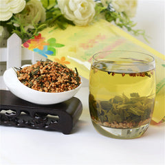 HelloYoung Premium Brown Rice Green Tea Genmaicha Sencha with The Rice High Quality 100g