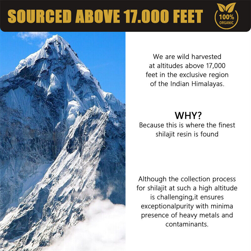 Himalayan 100% Pure Shilajit, Soft Resin, Organic, Extremely Potent, Fulvic Acid