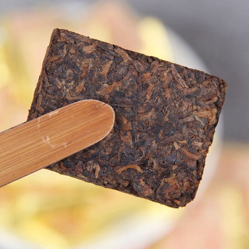 HelloYoung Gongting Jin Zhuan Shu Puer Tea Palace Gold Brick Ripe Puer Mini Tea Brick