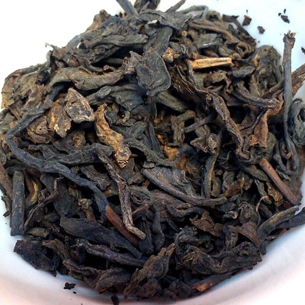 HelloYoung Zhongcha Liupao Dark Chinese Tea Dark Tea Loose Leaf 8003 Areca Aroma 250g
