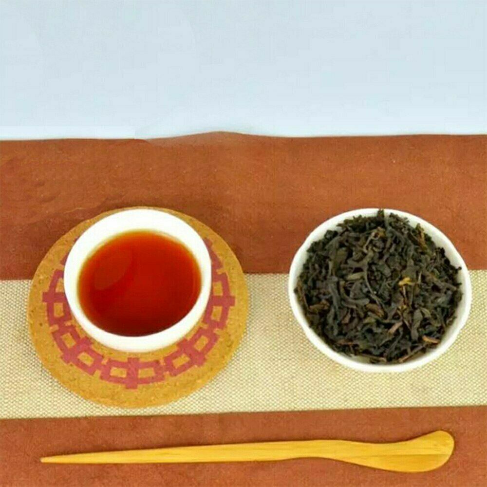 HelloYoung Year China Tea Liu Bao Cha 8003 Areca Catechu Incense Chinese Dark Tea 250g