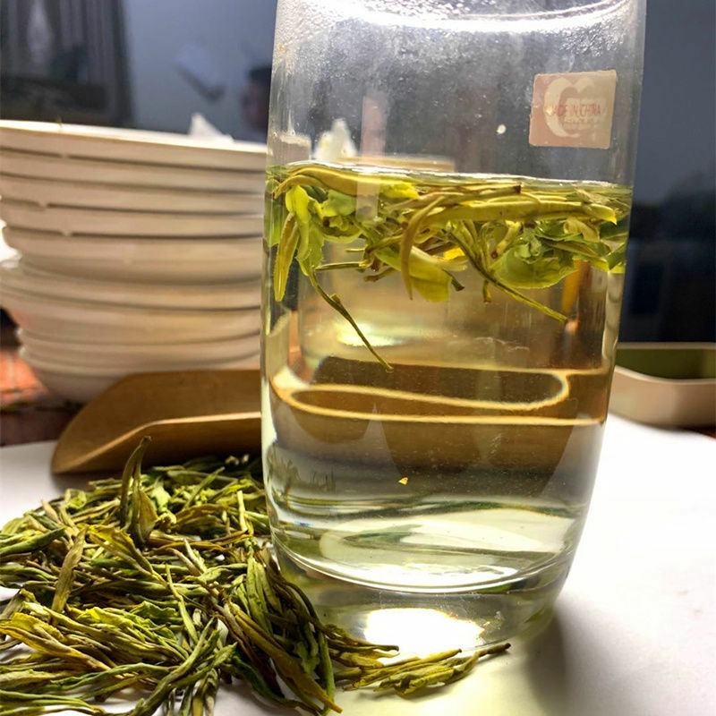 HelloYoung Chinese Anji Jin Ya Green Tea An Ji Golden Buds Bai Cha
